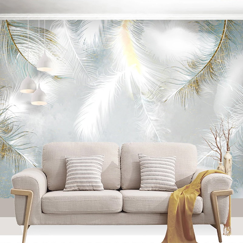วอลล์เปเปอร์ที่กําหนดเองโมเดิร - Home Textiles Photos บทวิจารณ์และราคา
