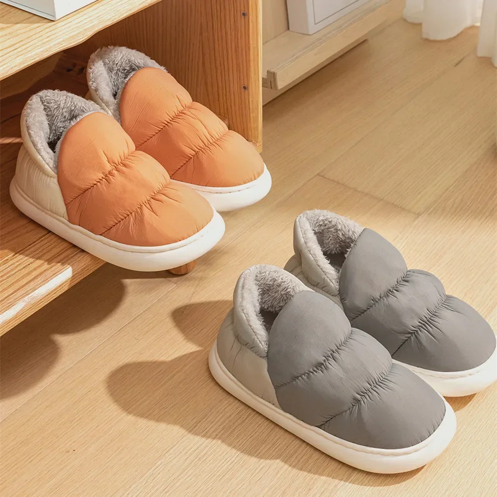 ผู้หญิงผู้ชายรองเท้าแตะฤดูหนาว - Textiles For Home บทวิจารณ์และราคา
