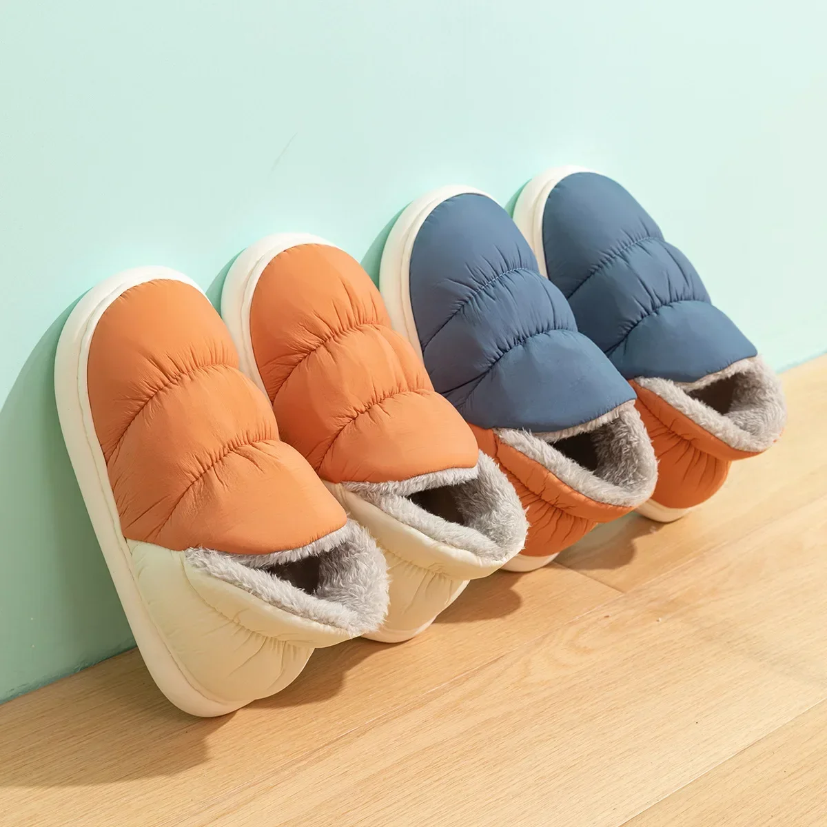 ผู้หญิงผู้ชายรองเท้าแตะฤดูหนาว - Textiles For Home บทวิจารณ์และราคา
