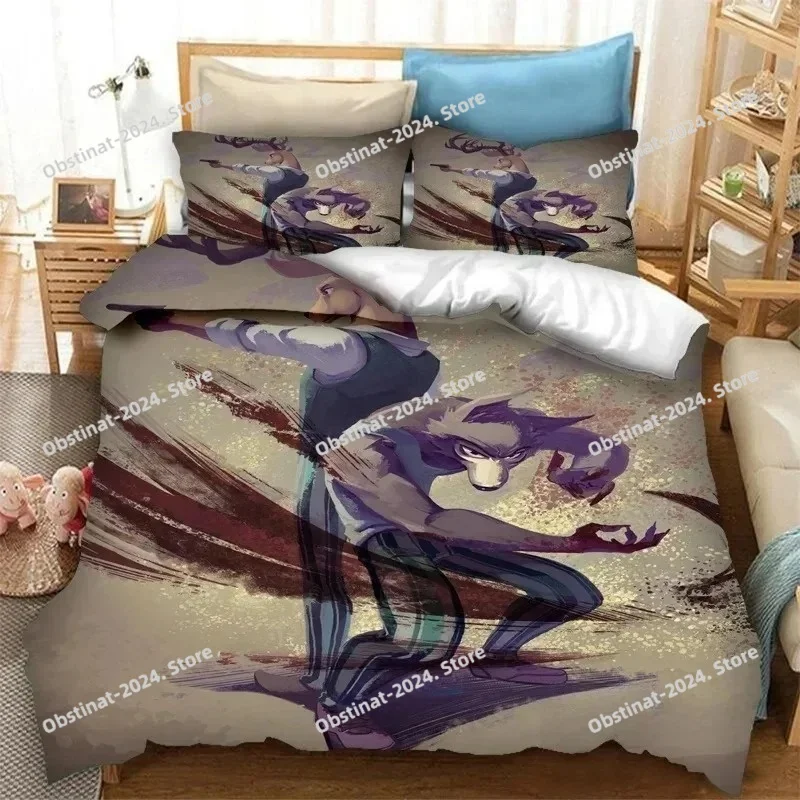 ชุดเครื่องนอนลายอนิเมะ BEASTAR - Home Textiles Super Soft บทวิจารณ์และราคา