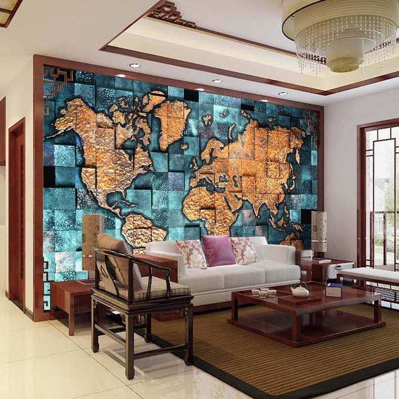 Custom ใดๆขนาด 3D ภาพจิตรกรรมฝ - Home Textiles Photos บทวิจารณ์และราคา