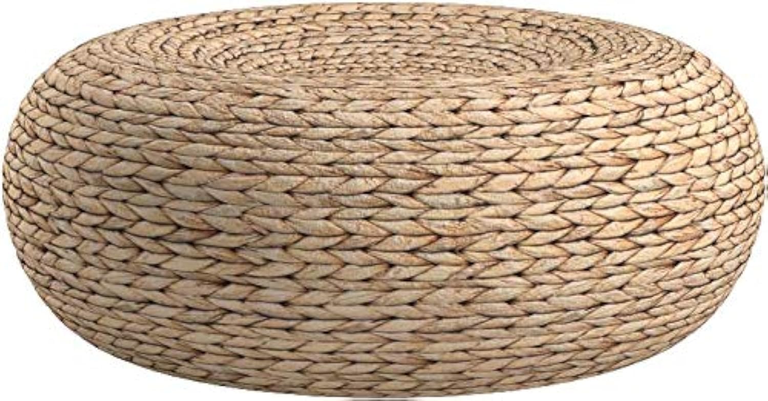 เบาะรองนั่งทรงกลมทำมือจากฟาง ส - Floor Cushion Pouf บทวิจารณ์และราคา