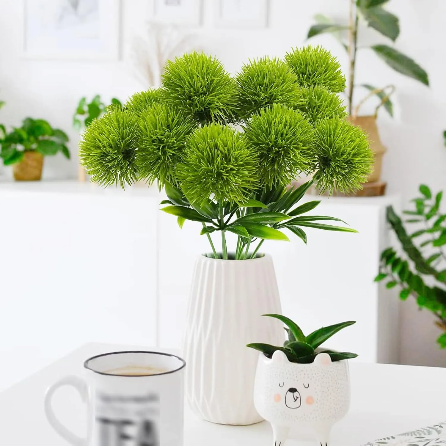 7 ชิ้นช่อดอกไม้ประดิษฐ์ดอกแดนด - Xt Home Textiles บทวิจารณ์และราคา