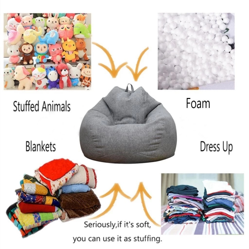 ปลอกโซฟาบีนแบ็ก ปลอกโซฟา ปลอกเ - Floor Cushion Pouf บทวิจารณ์และราคา