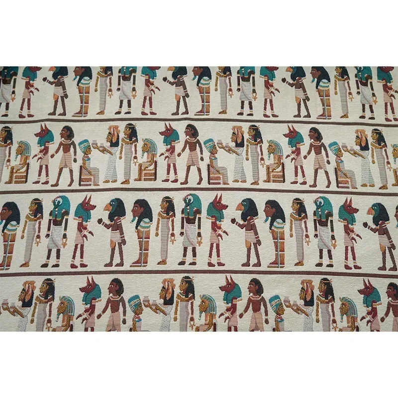 ผ้าแจ็คการ์ดย้อมสีสไตล์ชาติพัน - Home Textiles Egypt บทวิจารณ์และราคา