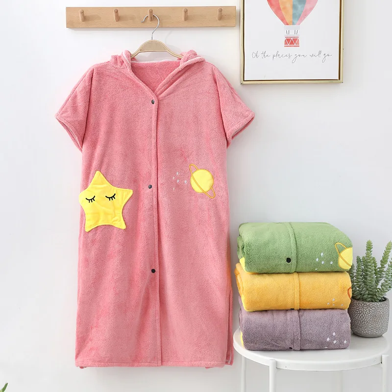 เสื้อคลุมอาบน้ำไมโครไฟเบอร์เนื - Home Textiles Face Towel บทวิจารณ์และราคา