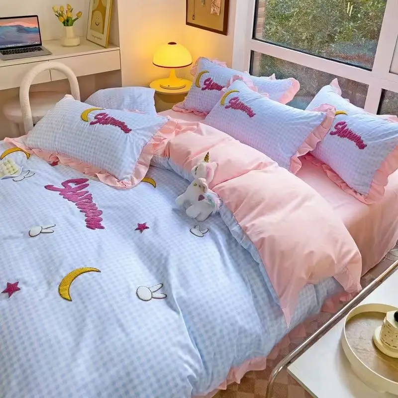 ลูกไม้ผ้านวม,ผ้าปูที่นอน,ผ้าฝ้ - Home Textiles Towel Set บทวิจารณ์และราคา