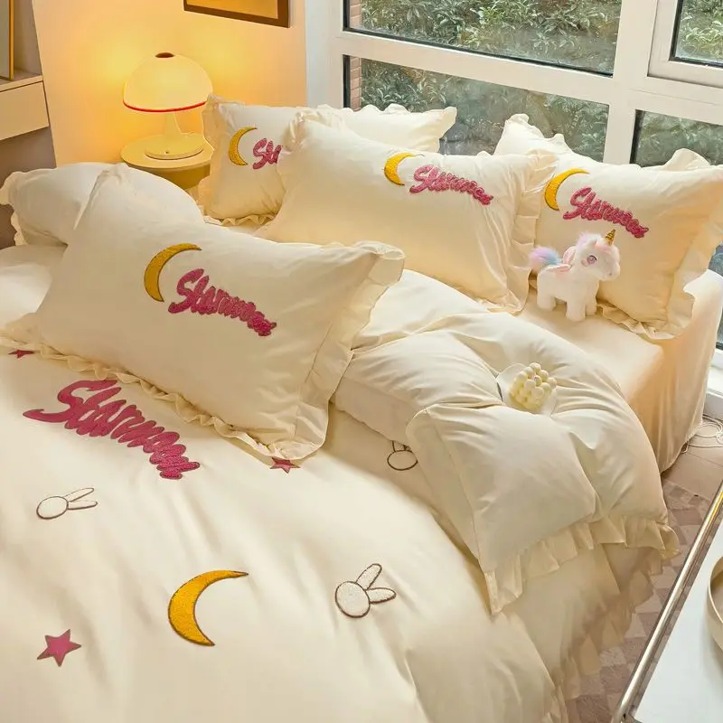 ลูกไม้ผ้านวม,ผ้าปูที่นอน,ผ้าฝ้ - Home Textiles Towel Set บทวิจารณ์และราคา