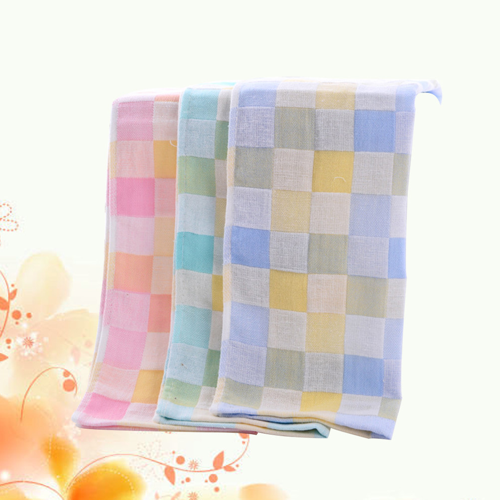ผ้าขนหนูผ้าก๊อซ 3 ชิ้น ผ้าขนหน - Home Textiles Towel Set บทวิจารณ์และราคา