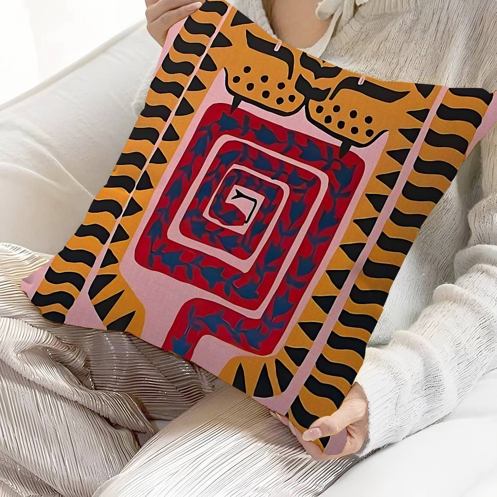 หมอนอิงตกแต่งบ้านลายเสือดาวอีย - Home Textiles Egypt บทวิจารณ์และราคา