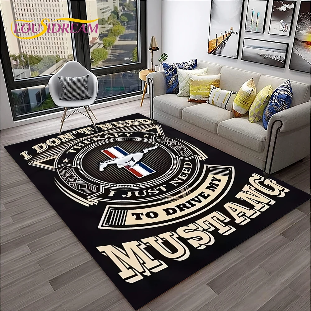 พรมปูพื้นลายรถฟอร์ด GTR มัสแตง - Home Textiles Online บทวิจารณ์และราคา