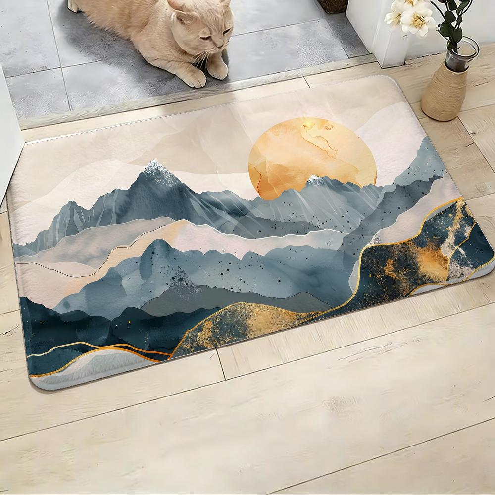 แผ่นรองพื้นลายภูเขา ผ้าฟลานเนล - Home Landing Textiles บทวิจารณ์และราคา