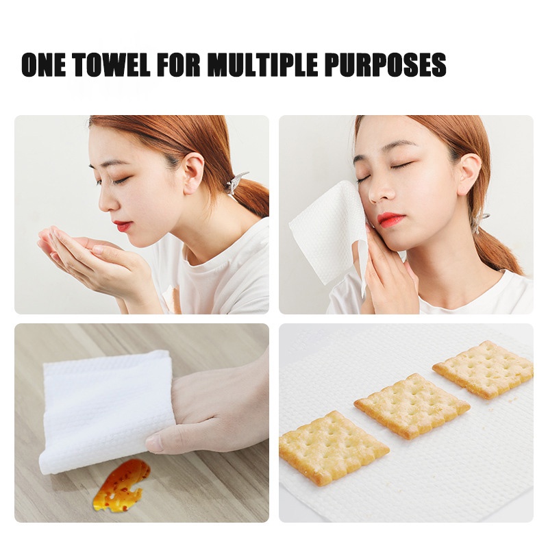 ผ้าเช็ดหน้าแบบใช้แล้วทิ้ง ผ้าฝ - Home Textiles Face Towel บทวิจารณ์และราคา