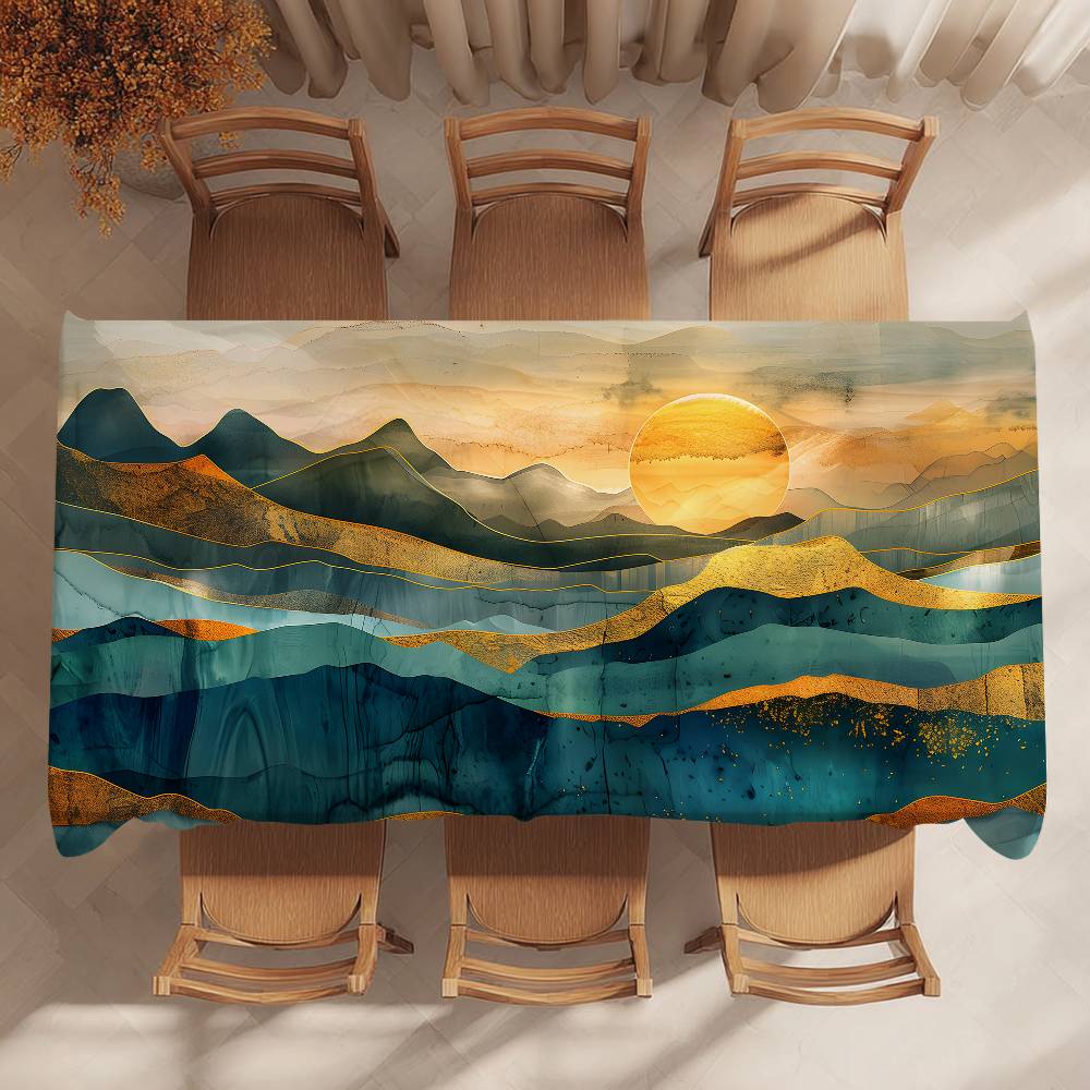 ผ้าปูโต๊ะลายภูเขา สำหรับตกแต่ง - Home Landing Textiles บทวิจารณ์และราคา